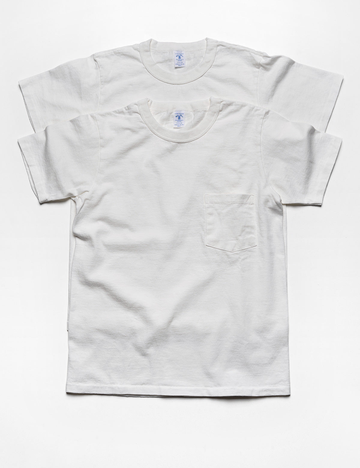 2-Pack Short Tee in Tailors Sleeve Pocket – Brooklyn White
