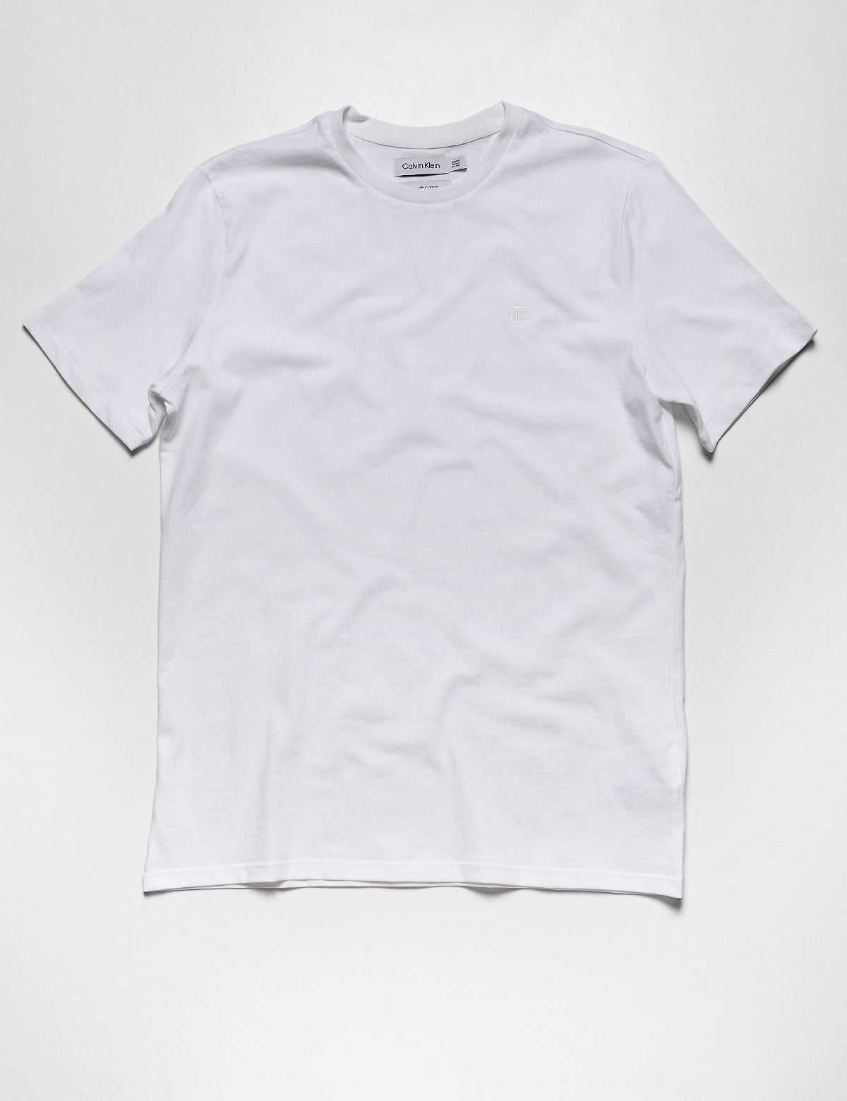 - Smooth Brilliant Tee Brooklyn Tailors – Crewneck White Short Solid Sleeve Cotton