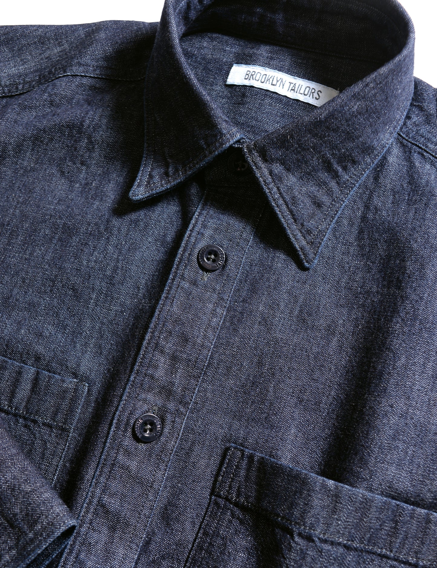 BKT16 Overshirt in 8 Oz Denim - Rinsed Indigo