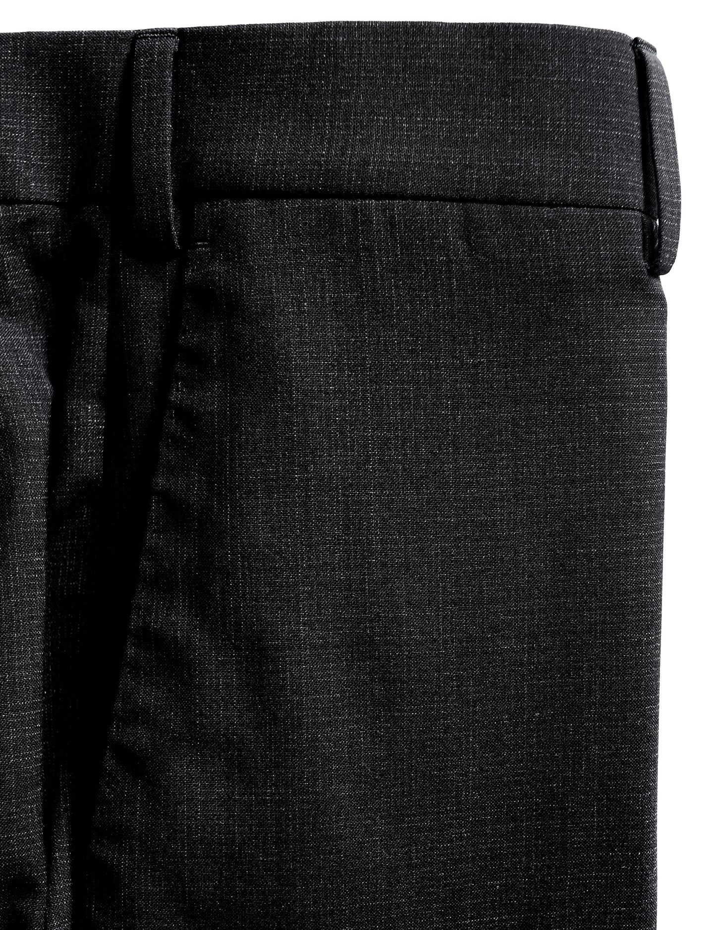 BKT50 Tailored Trousers in Super 130s Plainweave - Black Dusk