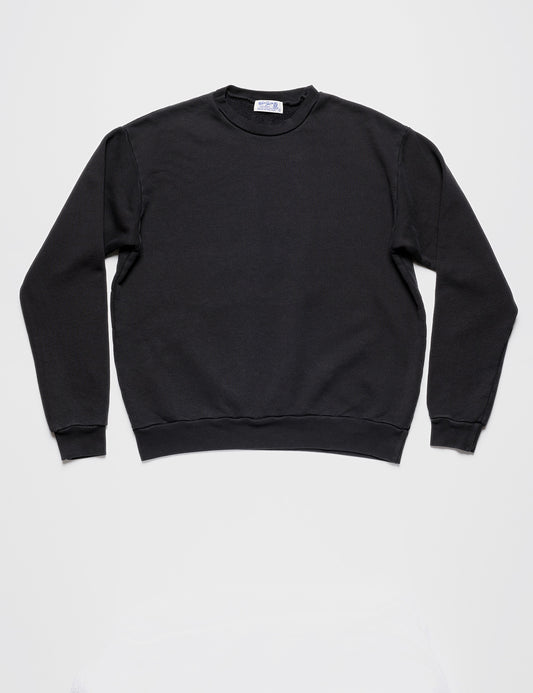 New Crew Sweatshirt in Washed Black