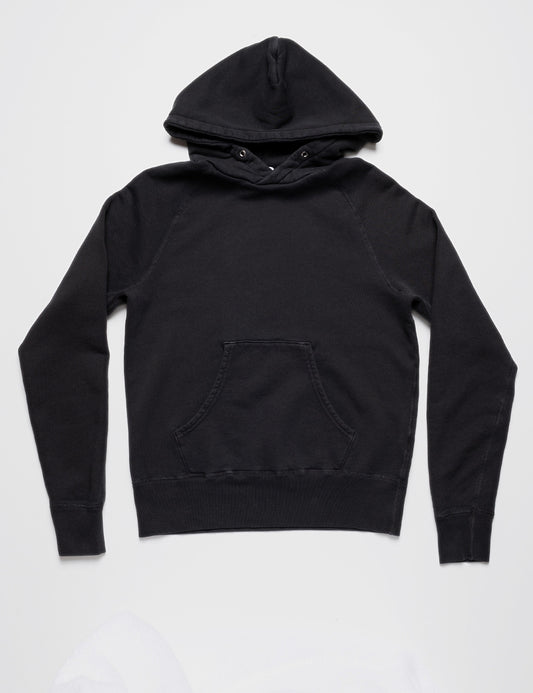 New Hoodie Sweatshirt in Washed Black