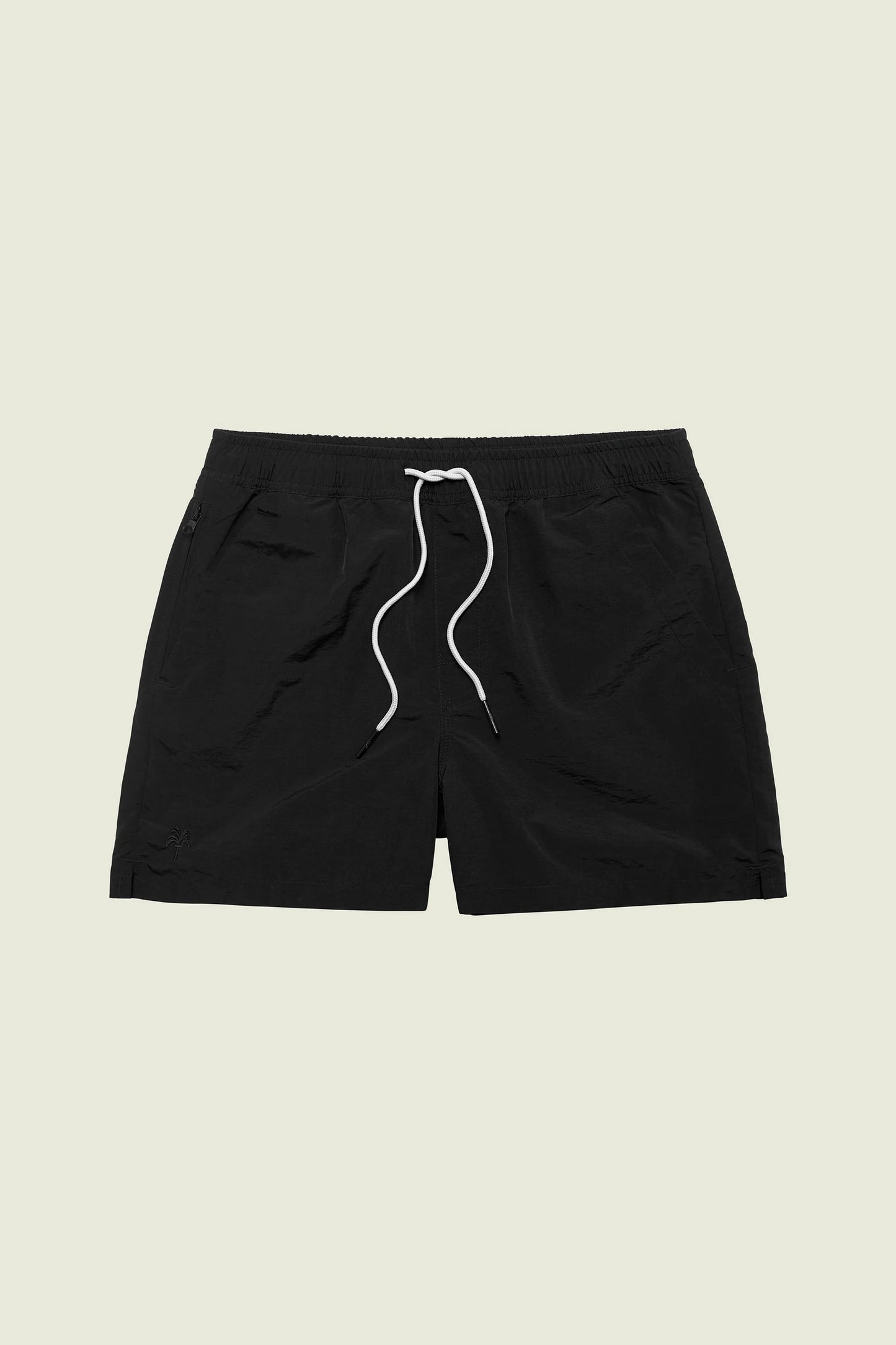 Black Nylon Swim Shorts