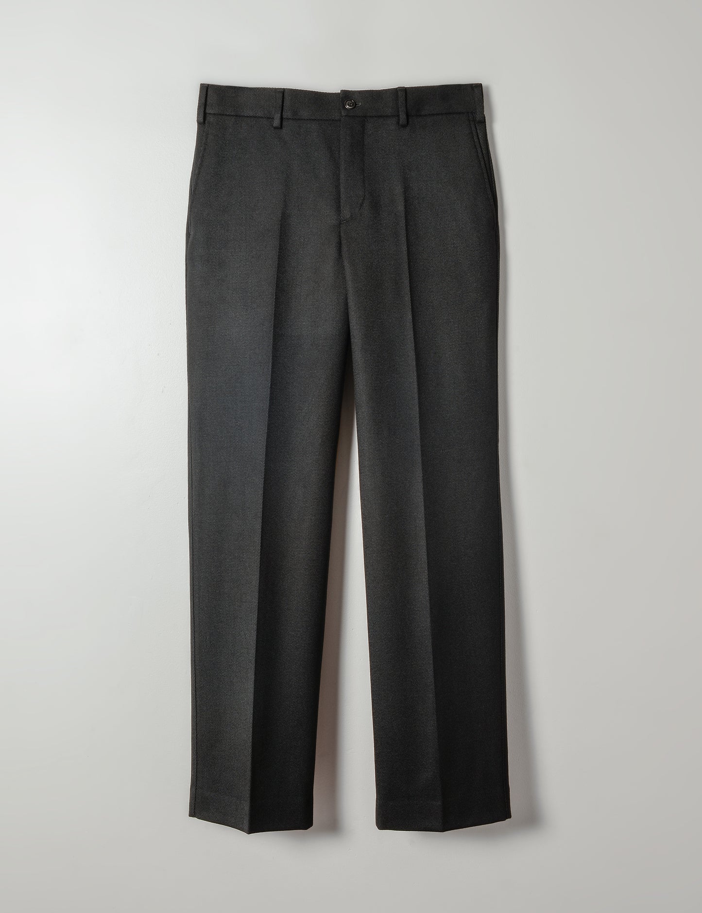 BKT36 Straight Leg Pant in 15oz Wool Twill - Black