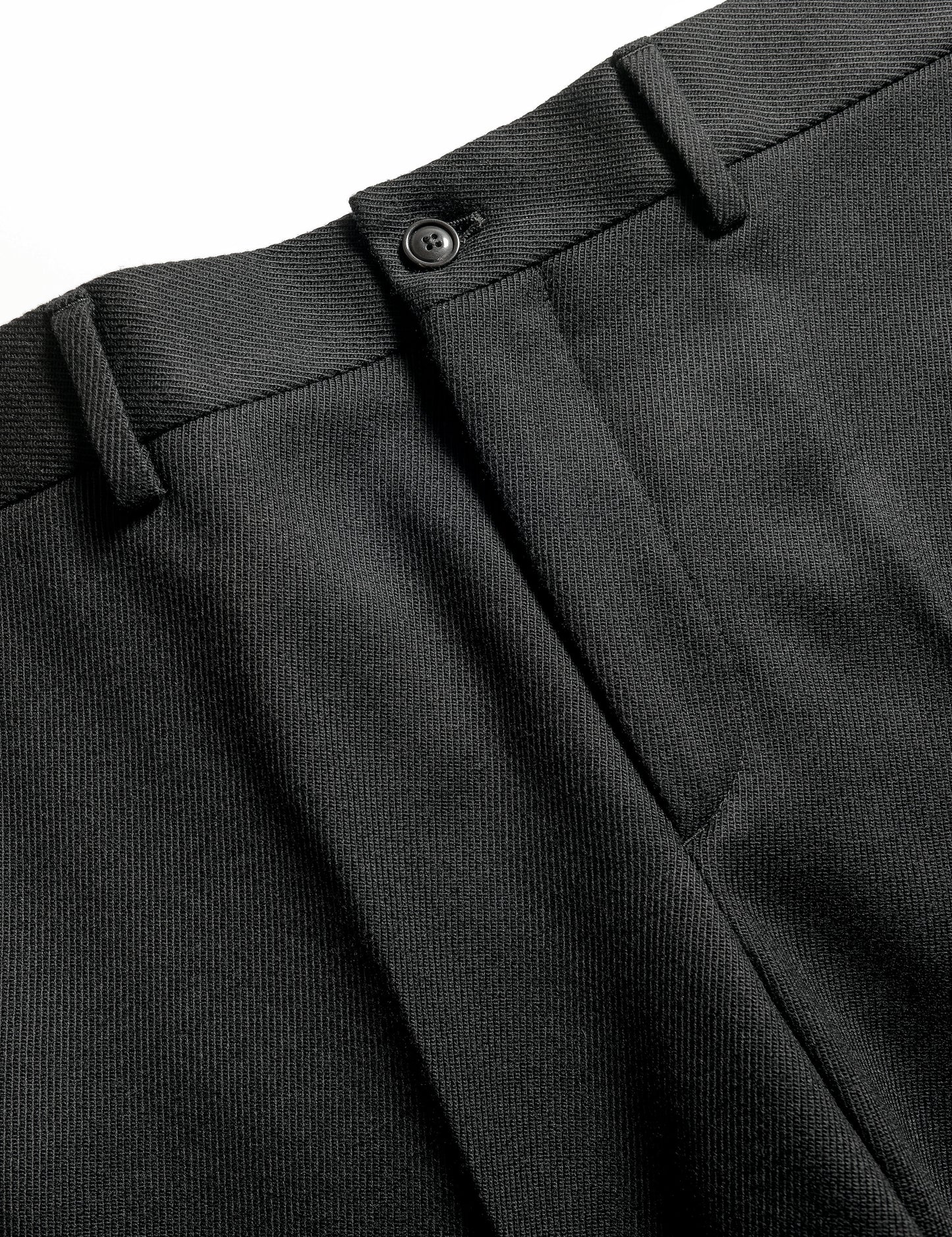 BKT36 Straight Leg Pant in 15oz Wool Twill - Black