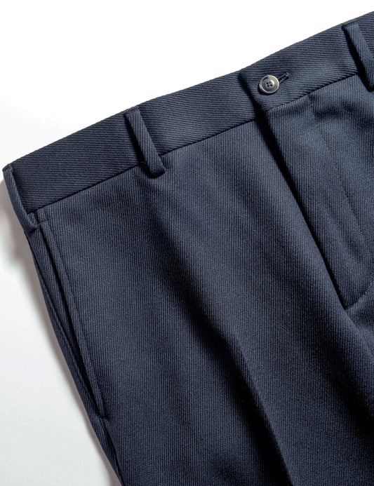 BKT36 Straight Leg Pant in 15oz Wool Twill - Midnight