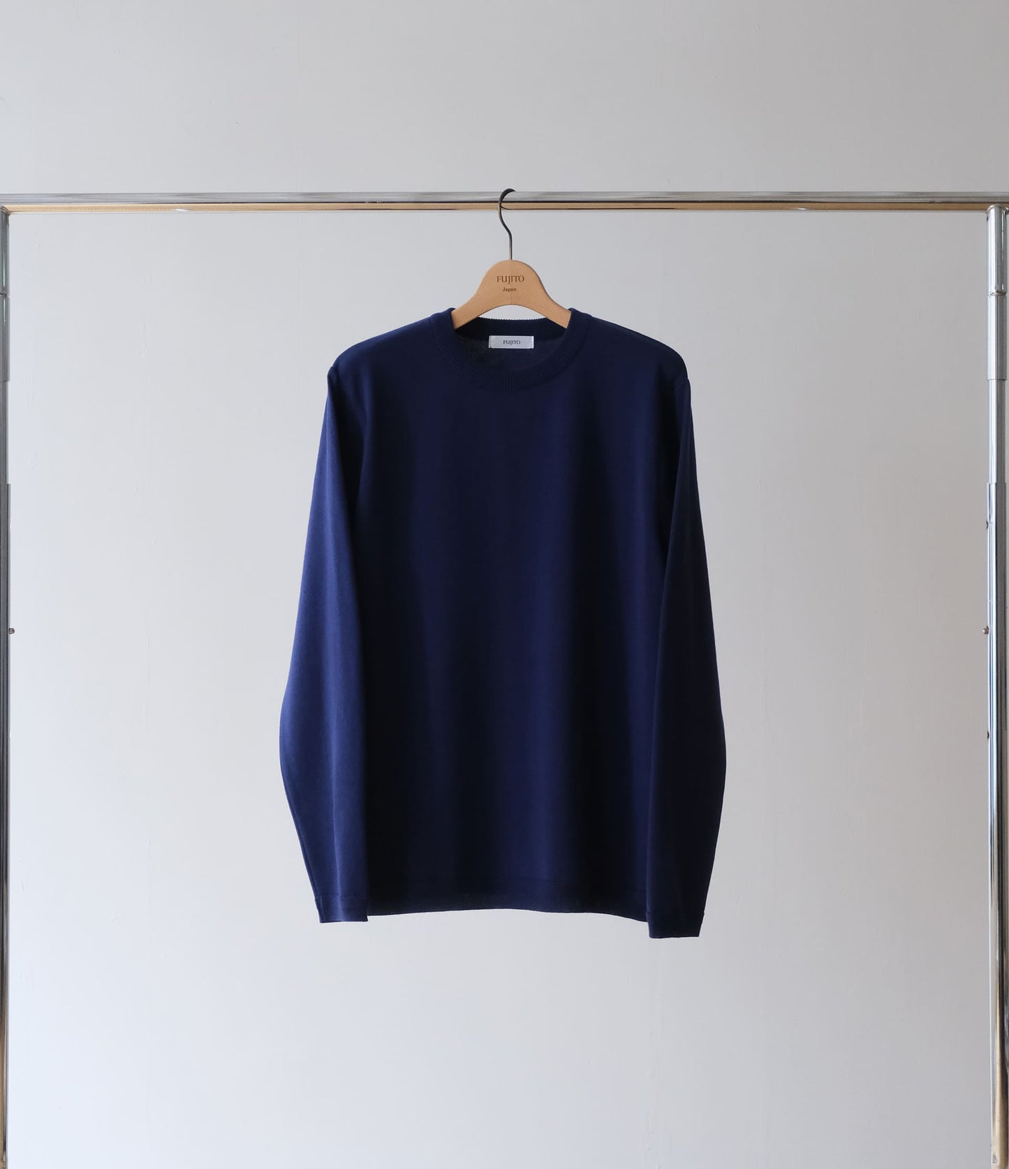 FINAL SALE: Knit Cotton Sweater - Midnight Blue