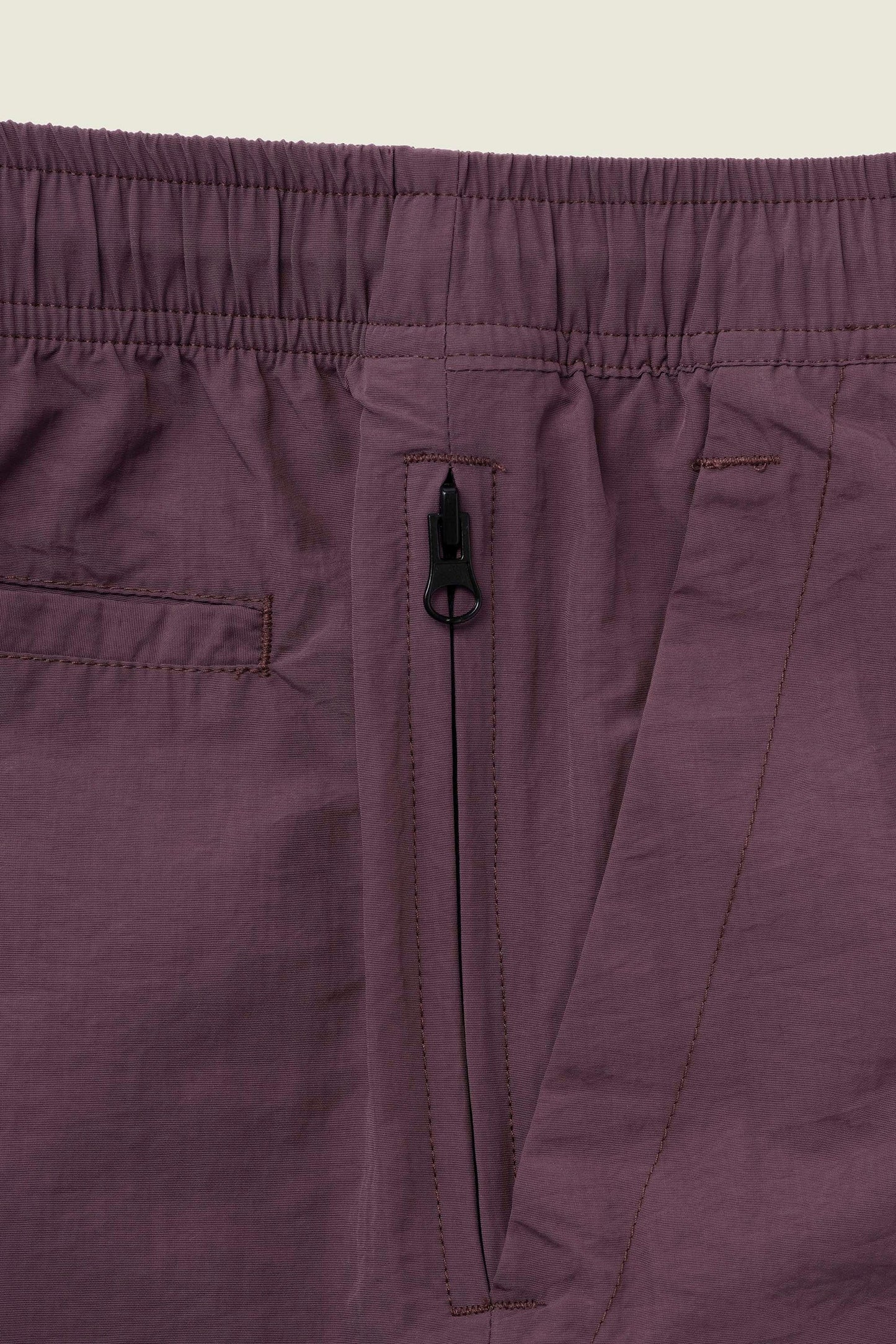 Plum Nylon Swim Shorts