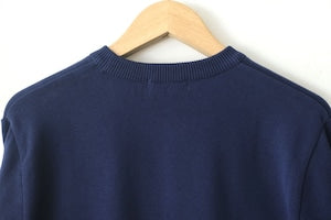 FINAL SALE: Knit Cotton Sweater - Midnight Blue