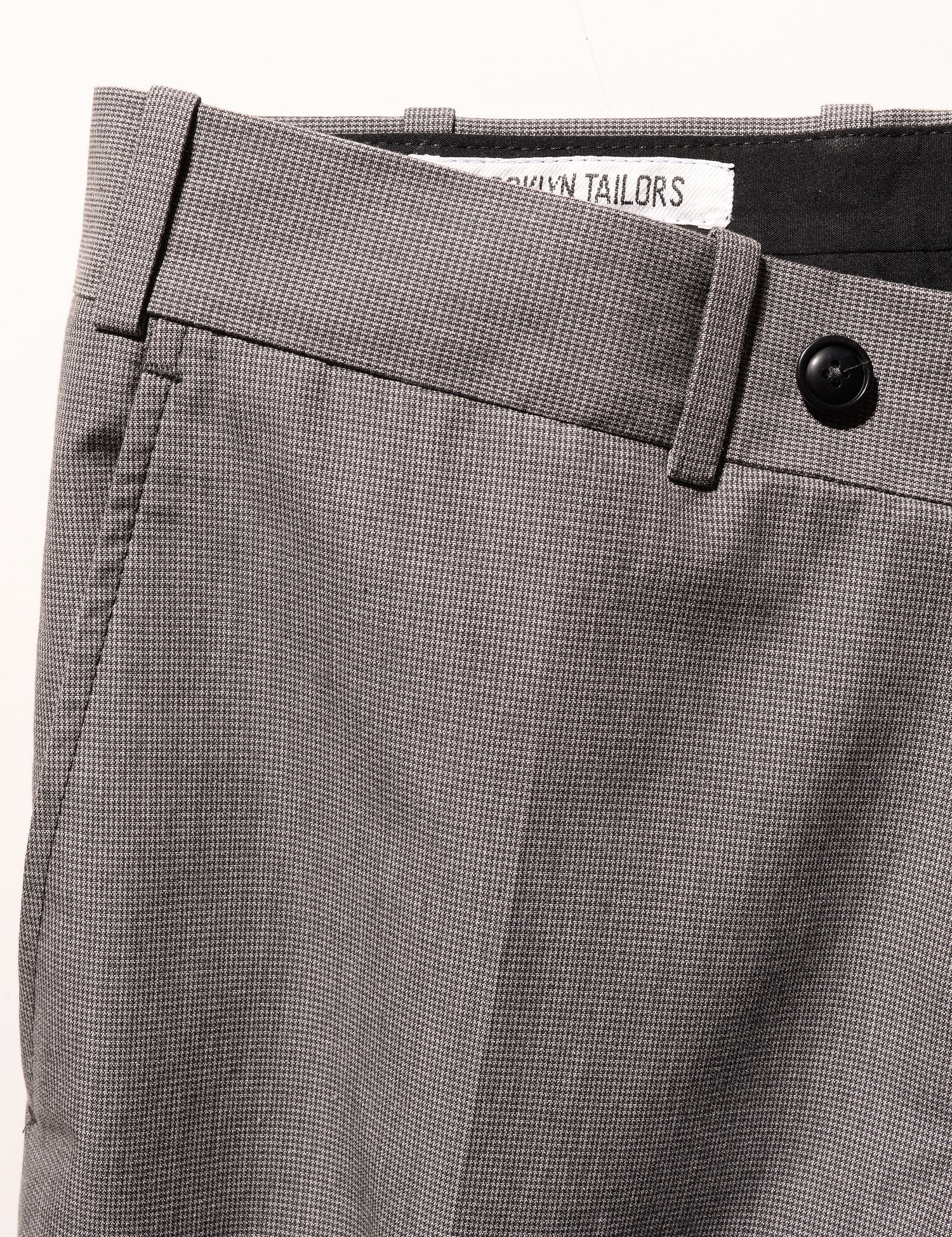FINAL SALE: BKT50 Tailored Trousers in Cotton Micro Weave - Graphite