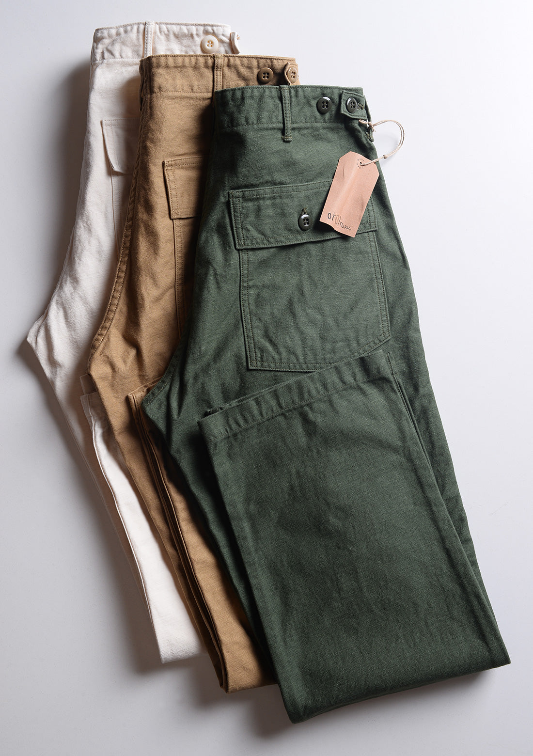US Army Fatigue Trousers - Army Green – Brooklyn Tailors